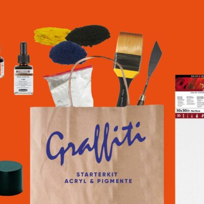 Graffiti Starterkit Acryl Pigmenet Deringer